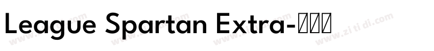 League Spartan Extra字体转换